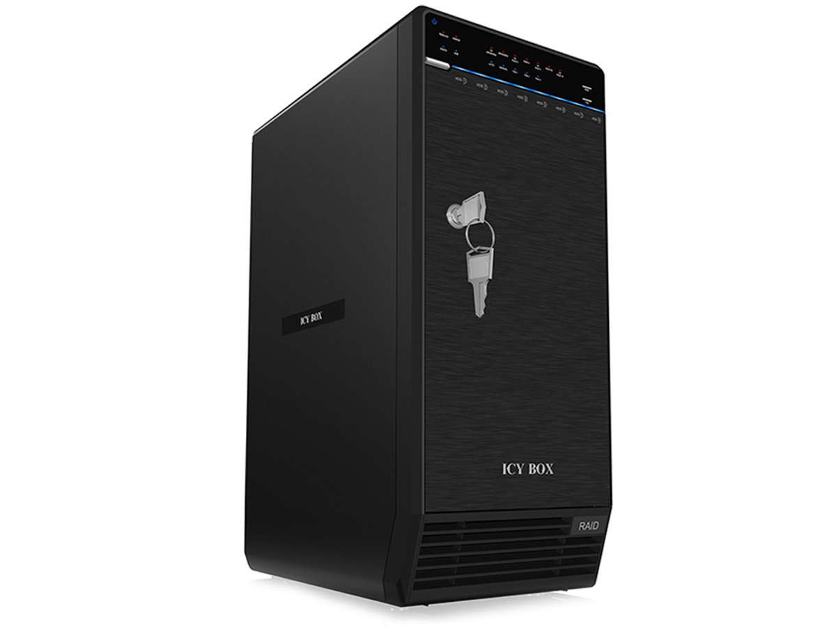 ICY BOX Macierz dyskowa - 8x 3.5